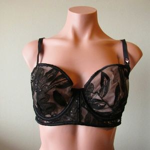 Victoria's Secret Black sexy bralette 36C